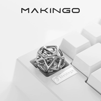 KBDfans Holy60 полый черный, золотой, золотой, серебряный металлический персонализированный колпачок для ключей, оригинальный ключ Esc, латунь