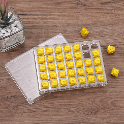 Gateron Kaidaron V2CAP Тестовый вал машины Механический переключатель клавиши модифицированный G -вал желтый вал Трехно