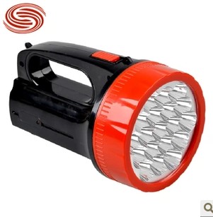 LED searchlight Strong light long-range emergency light Portable flashlight Rechargeable rainproof