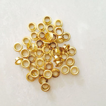 Metal Gold xie yan kou qi yan corns exhibition buttonhole box accessories a bag of 10000 tablets