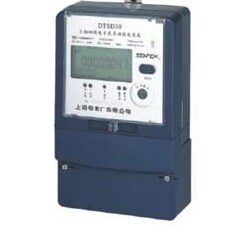 Shanghai Electric Meter Factory DTSD39 Three-phase Multi-function Watt-hour Meter Energy Meter 1.5(6)A Active 1.0 Grade