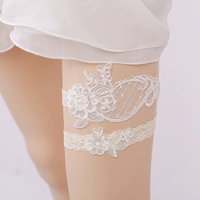 Cô dâu garter garter ren garter với vòng chân công chúa vòng đùi gợi cảm garter vớ chân phụ kiện che chân dây nịt móc tất đẹp cho nữ