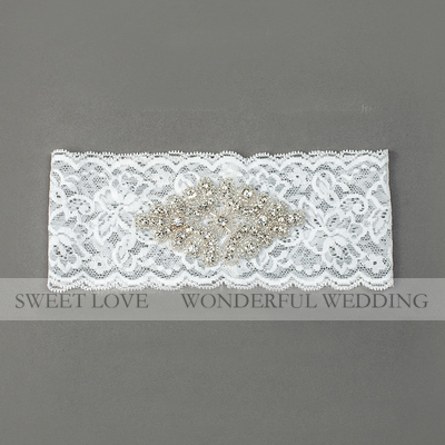 Cô dâu châu Âu và Mỹ garter nụ ruy băng tất chân xà cạp dây nịt móc tất