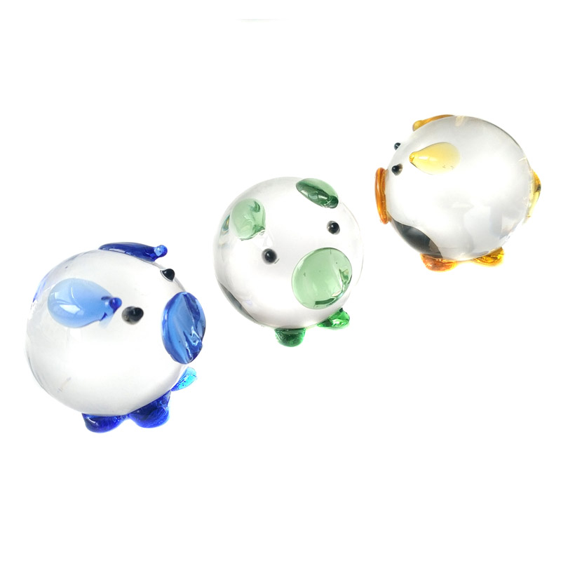 Crystal Swan Trang trí động vật nhỏ Trang trí nhà Điện thoại di động Trang trí quầy Piggy Bear Goldfish Hedgekey tủ trang trí phòng khách