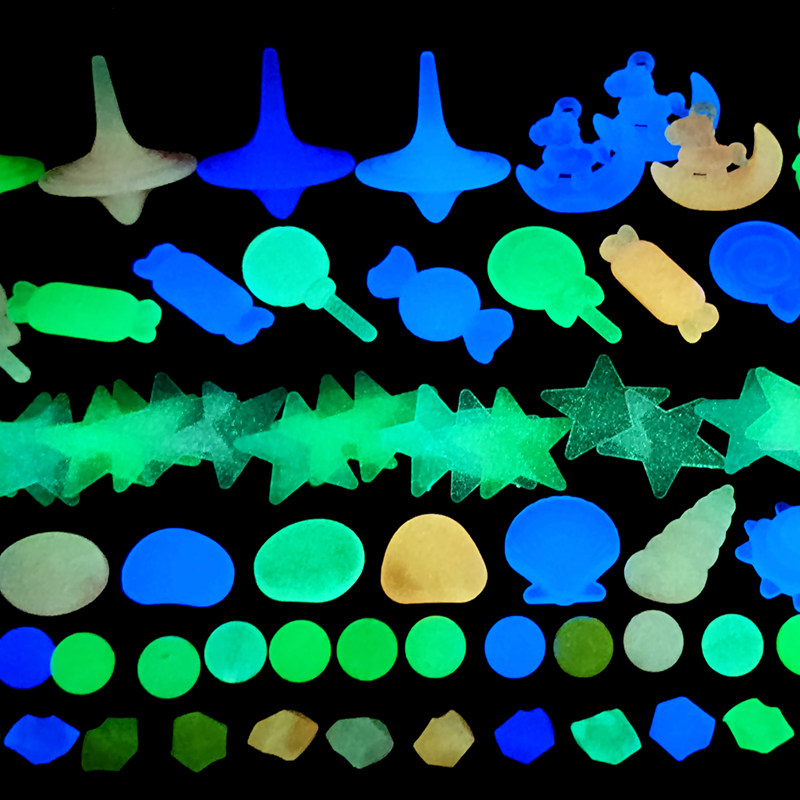 Luminous stone super bright children gems glowing ice cubes fluorescent stone aquarium fish tank landscaping decoration distribution storage box