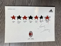 AC Milan Champions League Champions commemorative year card official card advertising card white card legendary card