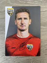 Klose autographed official card Altash 2022-2023 season German Football Association Bayern