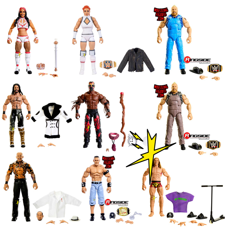 Wrestling Ring Wrestler Action Figure Da Seth Rollins Seth Predator Matt Riddle