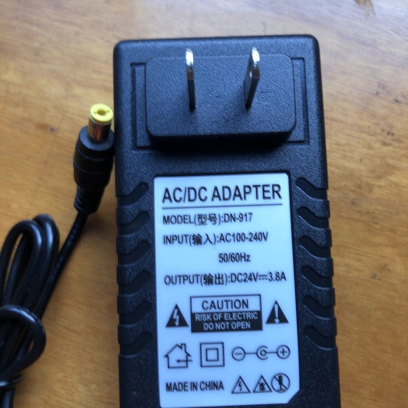 Xiaobawang Variable Frequency Booster Pump 24V3.8A Power Adapter Single-Hole Regulated Power Cord Original Accessories