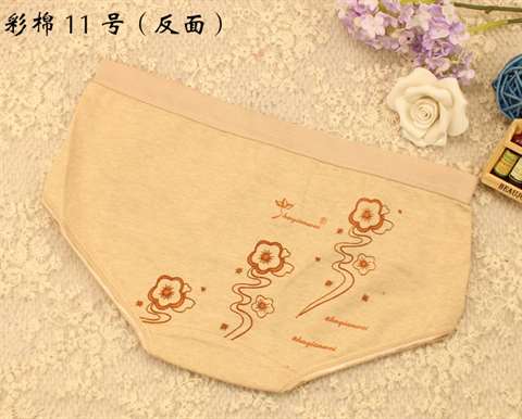 Giải phóng mặt bằng thoáng mát Màu cotton thoáng mát Nữ màu bông tự nhiên Cotton bông Bông ren Hoa thoải mái Đồ lót nữ quan lot nu dang dui