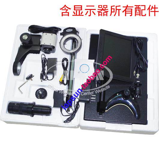 Промышленные Камеры/Видеокамеры 高清长焦广角vga/usb/av工业数码电子显微镜手机电路板维修放大镜 Lapsun