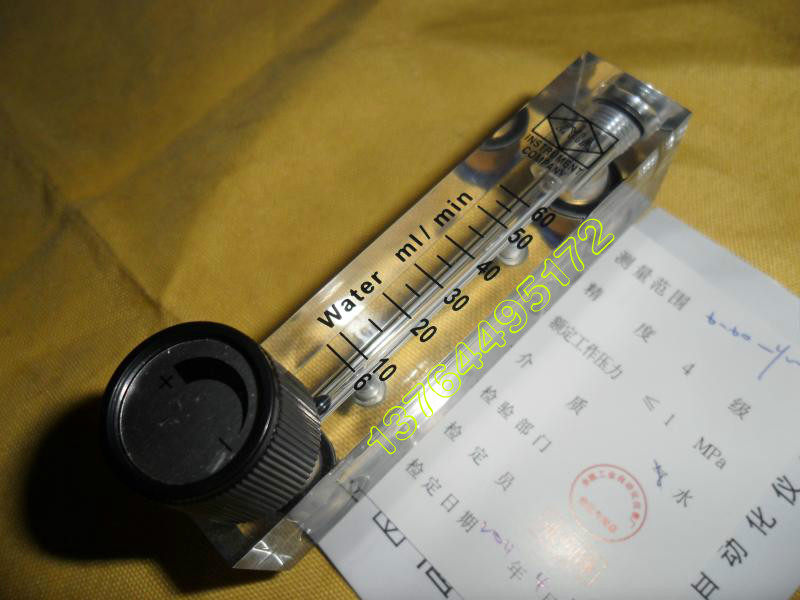 ZYIA face plate type adjustable flow meter LZM-4T (¢ 6 quick insertion connection) Liquid 6-60ml min