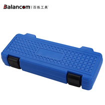 Bailian long strip PE plastic hardware tools safety box Black flat box instrument equipment box fall resistant to fall