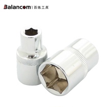 1 2 Metric Mirror Hexagon Sleeve Sleeve Head Head Head 12 5mm New Upgrade Chrome Vanadium Steel Flying Sleeve