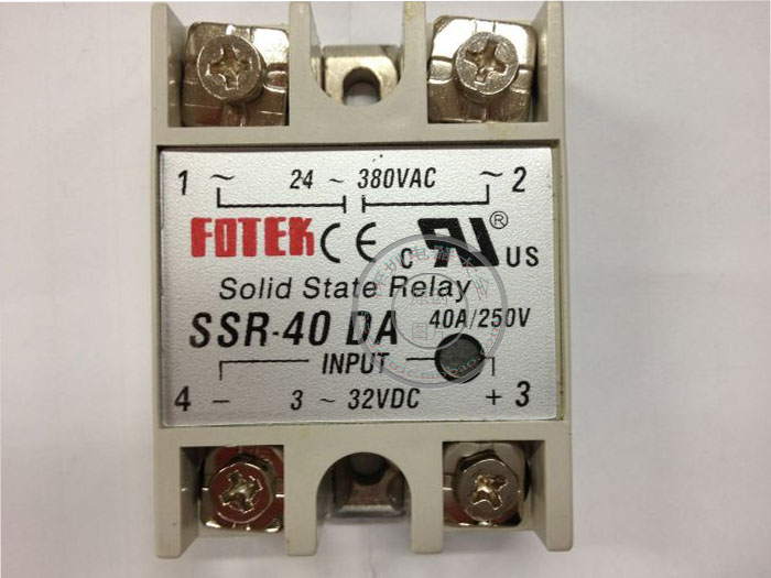 Special-price single-phase solid-state relay AC 40A DC control AC SSR-40DA