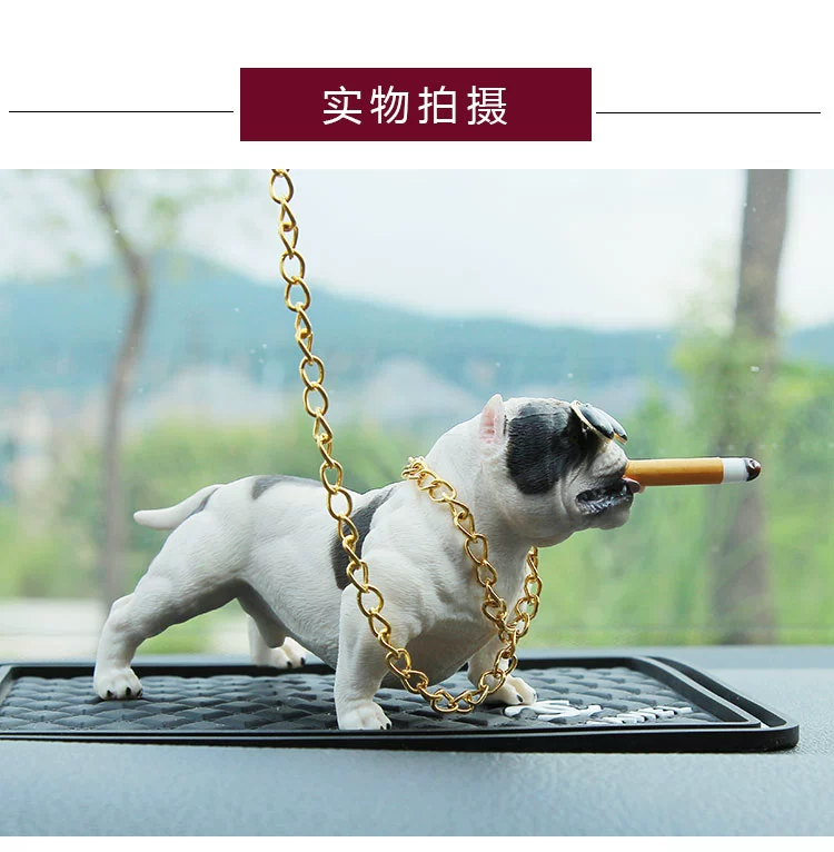 Sáng tạo xe trang trí luật bắt nạt chó dễ thương cung cấp xe trên xe trang trí