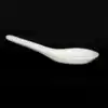 Ceramic spoon Magnesium pure white small soup spoon Food stall Chinese restaurant disinfection tableware Rice spoon special price