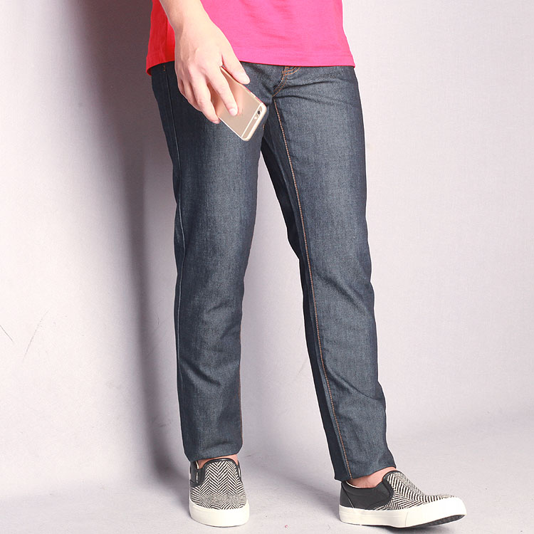 Jeans coupe droite en coton pour été - Ref 1462928 Image 14