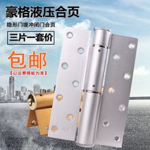 Manufacturer authorized Hauge hydraulic hinge adjustable closed door hinge invisible door hinge can be positioned buffer hinge
