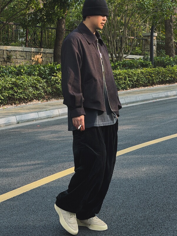 【Autumn/Winter】Boltmuse Oversize Gwts Jkt Men's Jacket Boxy Fit Wool Blend 【Autumn/Winter】Boltmuse Oversize Gwts Jkt Men's Jacket Boxy Fit Wool Blend
