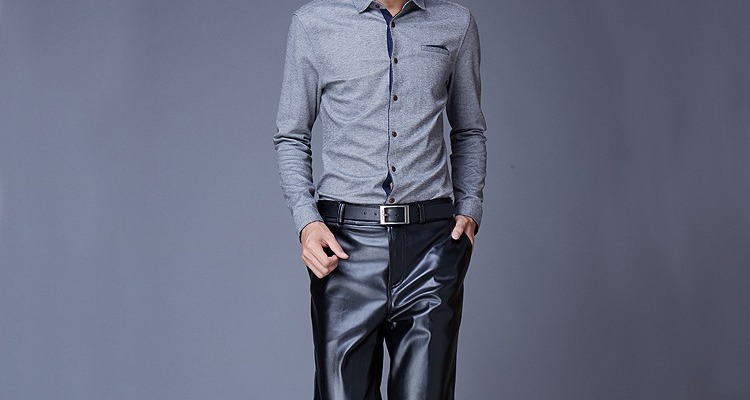 Pantalon cuir homme en vrac PU pour hiver - Ref 1487445 Image 23