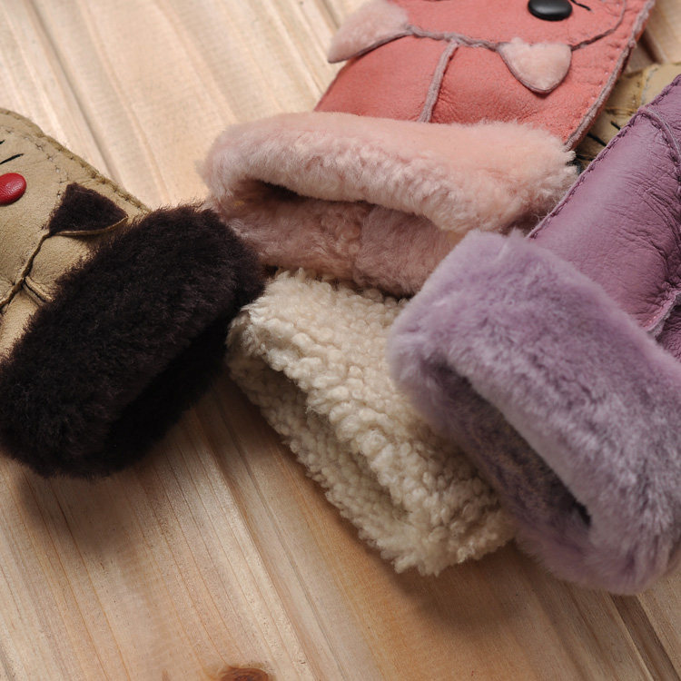 Gants pour enfants en peau de mouton - Ref 2146322 Image 14