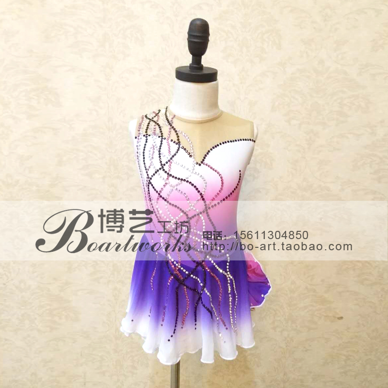 Boart Professional Tailored figure skating clothing Children's adult competition Performance figure skating dress A1040