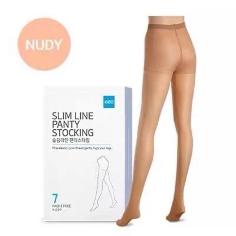 Aidomei Thin Pineapple Pantyhose High Elasticity Lycra Women's Bare-Leg Effect 7 Pairs/Box Korean Genuine in Stock