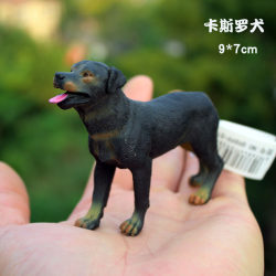 Children's Toy Animal Model German Shepherd Doll Boy Big Wolf Dog Plastic Simulation Dog Ornament Casro Dog Figurine