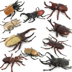 Simulated Animal Model Insect, Beetle, Unicorn Beetle, Ladybug, Children's Toy, Baby Cognitive Early Education