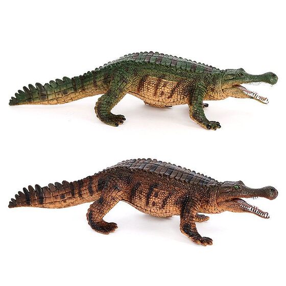 Children's Cognitive Artificial Wild Reptile Model Large Crocodile Imperial Crocodile Plastic Solid Toy Ornament Gift