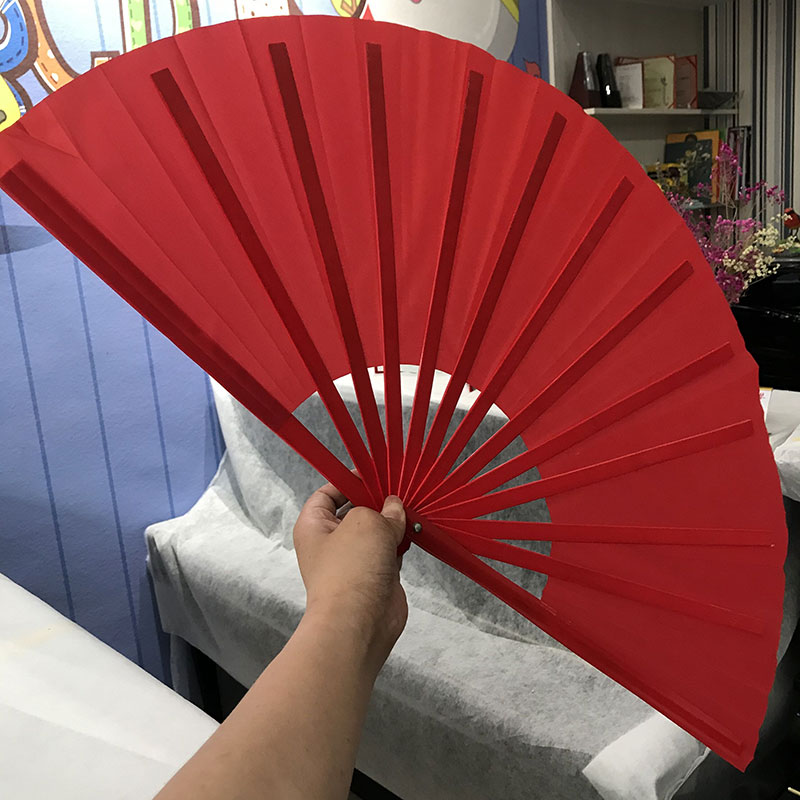 Kung Fu Fan Tai Chi Practice Fan 1 Ruler 1 2 Feet Easy To Open And Close Bamboo Fan Bone Beating Fan While Brushing for Good Quality Good