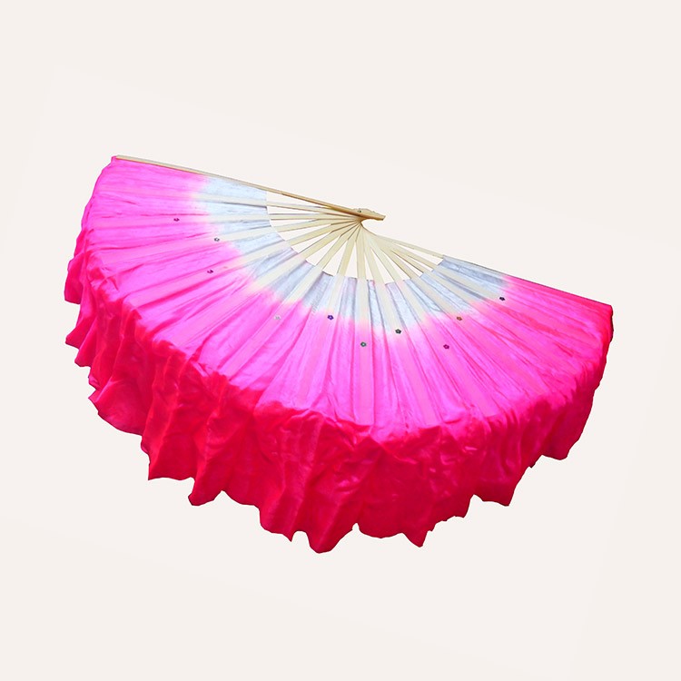 1-size 2-sided fan dance fan performance fan-seedlings song fan 5 yuan a