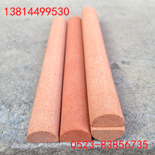 Supply of red semi-circular oil stone 150 * 16 * 8 150 * 12 * 6 and other finely ground oil stone red corundum cylinder
