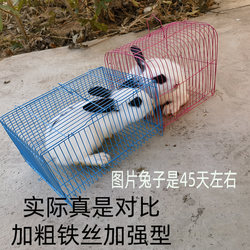 Rabbit Cage Transport Cage Small Rabbit Cage Small Pillow Cage Small Bird Cage Satchel Parrot Cage Ring Cage Stall Bird Training Cage