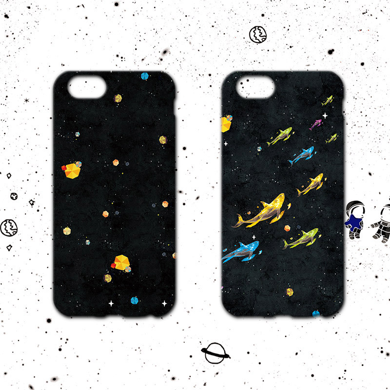 Suitable for 8 mobile phone protection shell Iphone7 silicone thin creative plus personality universe Constellation Art apple protective sheath