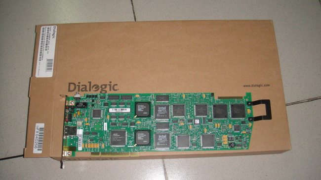 New dialogic voice card D300JCT digital relay voice card 1E1 PCI interface ISDN PRI