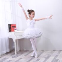 New childrens performance clothes Little Swan dance dress girls ballet dress white gauze dress ballet sling