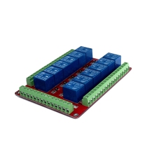 12-way relay module low-level trigger dual PCB dual Terminal 5v 12v 24v optional