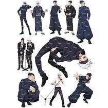 Large F0379-14 Spell Return Gojo Satoru Natsuki Anime Notebook Guitar Travel Trolley Case Sticker