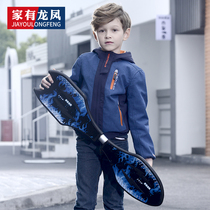 There are dragon and phoenix childrens scooters for beginners two-two-two-wheel flash for adults over 6 years old swing skateboard vitality board