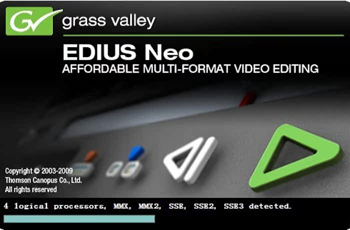 EDIUS Neo 2.5 Nonlinear Video Editing Software exclusively supports the MTS HD format EDIUS