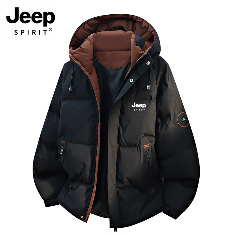 Jeep Large Size Men's down Jacket Winter 2026 New Model Northeast Minus 40 Degrees Cold-Proof Workwear Jacket Men's Style