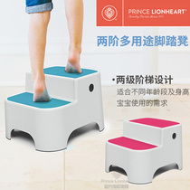 Prince Lionheart Childrens hand sanitizer Foot stool Non-slip small bench Step stool Baby stool