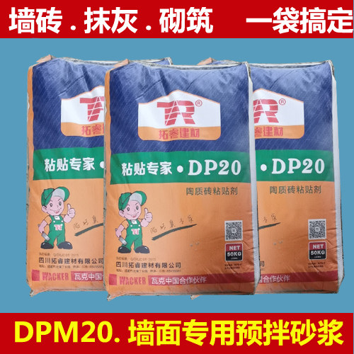 Chengdu Premixed Mortar Cement Dry Mix Mortar DPM20 Professional Furnishing 325 Cement Lafaki Cement