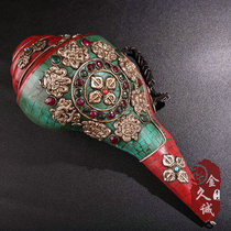 Nepal Return-Back Adder Hand Inlaid Jewel Levo-fa Spiro Pel Bolt Is Dedicated To Tibet For Snail Furnishing