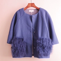 Đặc sản chống mùa Zhuo Duozi mùa đông mới Hàn Quốc áo len giản dị nữ áo khoác len ngắn thời trang couple tx áo khoác nữ