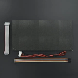 Гибкий матричный матричный экран 64x32 Dot Matrix 60x160 мм RGB Светодиодный матричный экран, расстояние с шарикой 5 мм