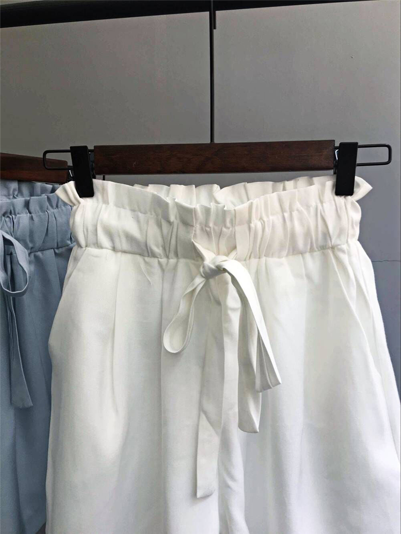 2018 mùa hè mới đàn hồi eo hoa quần Hàn Quốc phiên bản của lỏng quần short nữ mỏng sinh viên hoang dã cao eo quần âu quần short jean nữ giá rẻ