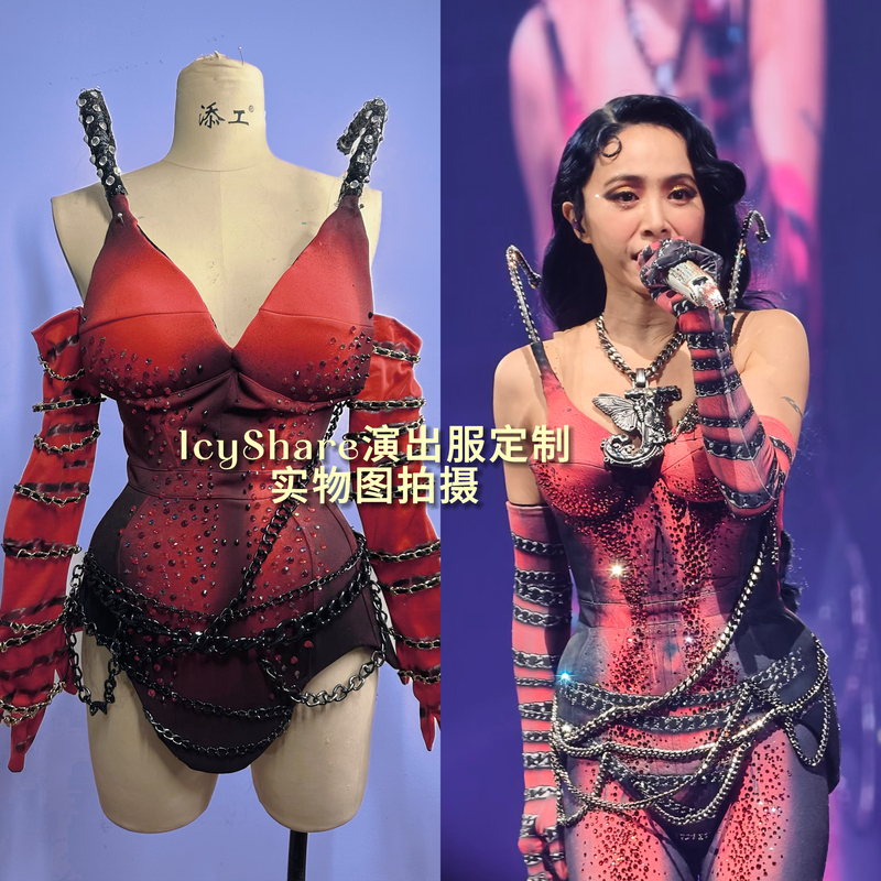 Jolin Tsai Concert Tour Performance Costumes Pictures Singer Stage Show Dance Exaggerated Styles Gogo Jolin Tsai Concert Tour Performance Costumes Pictures Singer Stage Show Dance Exaggerated Styles Gogo
